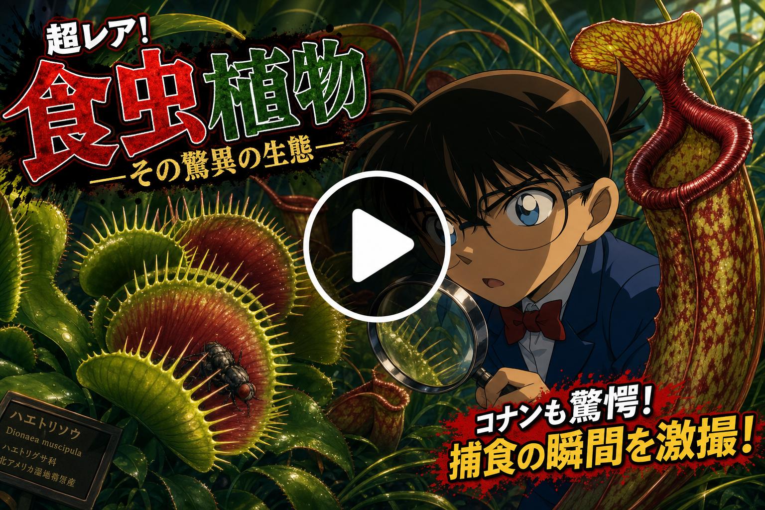 国产视频植物视频教程——食虫植物捕蝇草视频演示